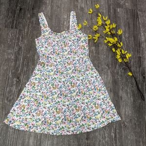 Divided floral skater dress 🌺